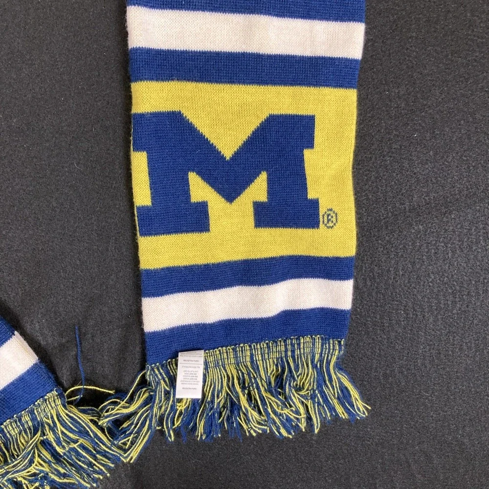 FOCO NCAA Michigan Wolverines Big Logo Scarf‎ (60